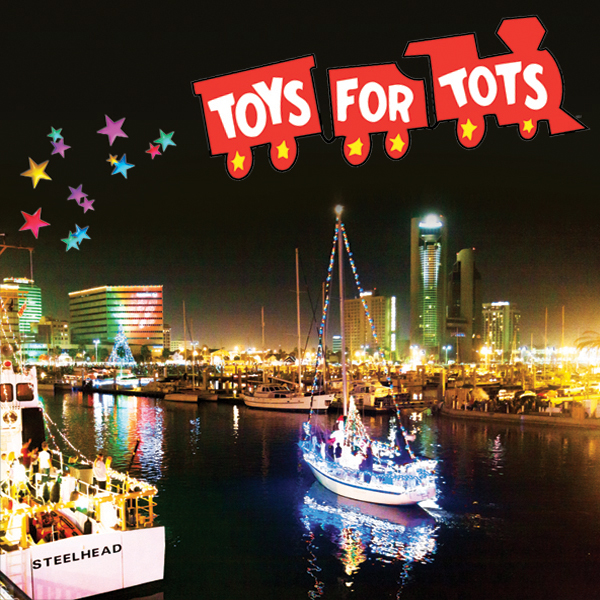 Bring a toy for the Marine’s Toys for Tots program when you go to see the annual Harbor Lights Festival illuminated boat parade. The Port of Corpus Christi parade circles from the Peoples Street T-Head to the Lawrence Street T-Head beginning at 7:30 p.m. Marines and other volunteers will be on hand to collect new, unwrapped toys for distribution Dec. 14-19 at Sunrise Mall. Photo by Jason Page/jasondavidpage.com