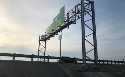 A 2.3 mile section of Interstate 37 in Corpus Christi will be widened and two of its bridges replaced over the next four years. Photo by Amber Weems