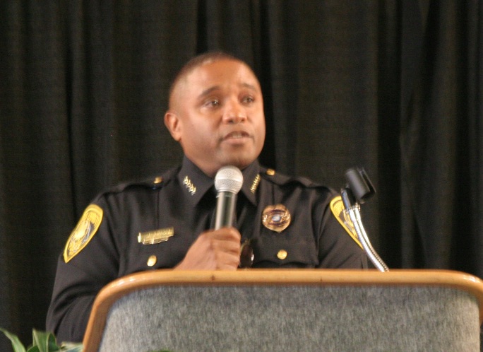 Corpus Christi police chief Floyd Simpson at the Corpus Christi Police Foundation State of the Police Department breakfast and fundraiser at the Solomon P. Ortiz International Center Jan. 14.