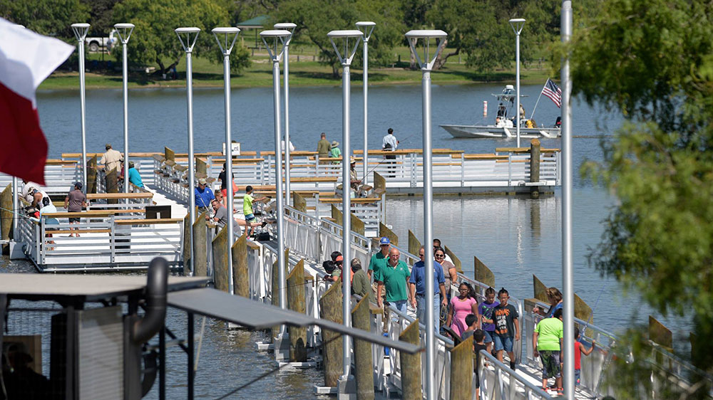 Visit Lake Corpus Christi State Park for great boating and fishing opportunities. Photo courtesy of Texas Parks and Wildlife Department