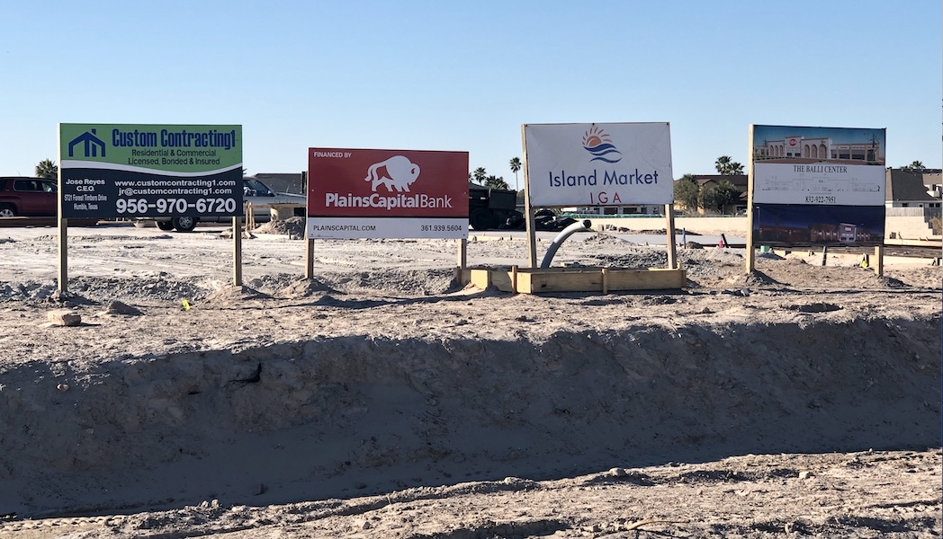 HardKnocks Sports Grill will join an IGA Grocery Store at 15401 South Padre Island Drive on North Padre Island. The Balli Center will be home to the third HardKnocks in Corpus Christi and the first grocery story on North Padre Island. Staff photo