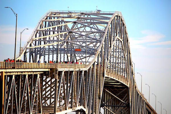 Walkers have two opportunities to cross the Harbor Bridge the first weekend of January. Courtesy Photo