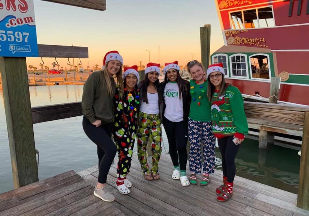 Warm pajamas are recommended before boarding the Red Dragon pirate cruise for the illuminated boat parade in Port Aransas, which is 6-8 p.m. Saturday, December 7. Courtesy photo