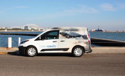 Soon to be racking up miles across the state of Texas, this Mobile Visitors Information Center will be giving out information on Corpus Christi and its amenities to more than a half-million potential tourists. Courtesy photo