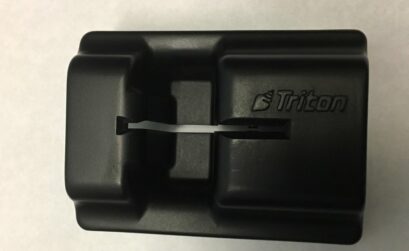 Credit card skimmers such as this one fit easily over an ATM card reader. Memory devices in the skimmer read account information off the magnetic strip of credit and debit cards. Some even have pinhole cameras to record personal identification numbers when typed into the keypad. Courtesy photo