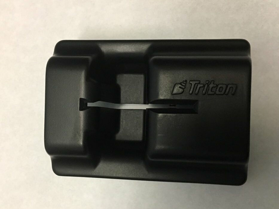 Credit card skimmers such as this one fit easily over an ATM card reader. Memory devices in the skimmer read account information off the magnetic strip of credit and debit cards. Some even have pinhole cameras to record personal identification numbers when typed into the keypad. Courtesy photo