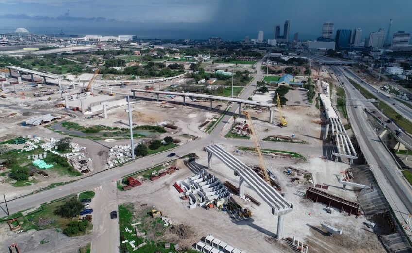 Work on other areas of the new Harbor Bridge in Corpus Christi continues as the chief contractor looks for new engineers. FIGG Bridge Engineers was fired last year after a federal investigation cited the company in a fatal pedestrian bridge collapse on a Florida University campus. Courtesy photo