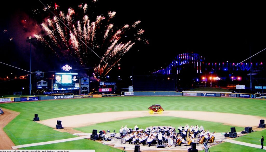 The Corpus Christi Symphony Orchestra takes over Whataburger Field for the annual Pops in the Park concert Saturday, April 25. Complete with fireworks and light show, the event begins at 7:30 p.m. Courtesy photo