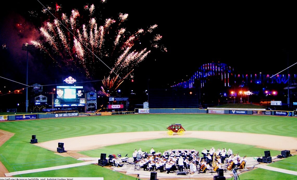 The Corpus Christi Symphony Orchestra takes over Whataburger Field for the annual Pops in the Park concert Saturday, April 25. Complete with fireworks and light show, the event begins at 7:30 p.m. Courtesy photo