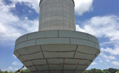 The elevated water storage tank at 4917 Holly Road is slated for completion by summer 2018. Courtesy photo