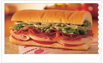 Jimmy John’s sandwiches, like this No. 5 Vito, were created by founder and owner Jimmy John Liautaud, who opened the first restaurant in 1983, a year after graduating from high school. The first Jimmy John’s is scheduled to open in Corpus Christi in January. Courtesy