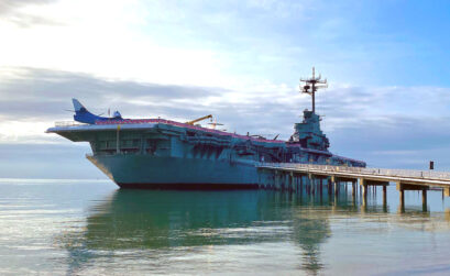 The USS Lexington Museum on the Bay is the first aircraft carrier in the world to receive the designation of GBAC STAR Facility Accreditation, a program designed to help facilities set up a comprehensive system of cleaning, disinfection, and infectious disease prevention for visitors and employees. File photo