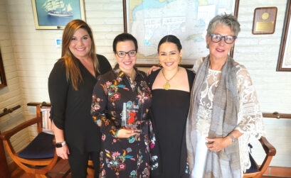 Corpus Christi American Heart Association’s Inaugural Woman of Impact nominees Lindsay Browne (left), Rosaura De Los Santos Bailey, Alexa Gignac, and Paulette Kluge. Photo courtesy of Corpus Christi AHA