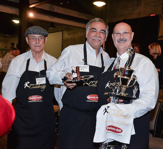Celebrity waiters for the 2016 Spirit Center fundraiser. The 2017 fundraiser is set for 6 p.m. Jan. 20 at the Solomon Ortiz Center. The evening includes entertainment, dinner, music, auctions, photo opportunities, a table decoration contest, awards and a cash bar. Courtesy photo