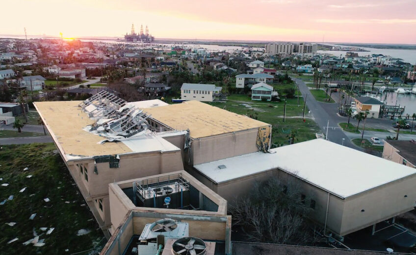 Hurricane Harvey hit Port Aransas, home of the University of Texas Marine Science Institute, as a Category 4 hurricane Aug. 25-26. It destroyed more than buildings. Laboratory equipment and research samples were also ruined. Courtesy photo