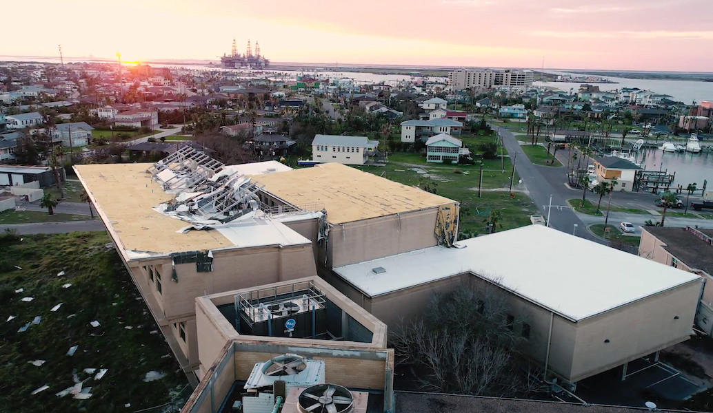 Hurricane Harvey hit Port Aransas, home of the University of Texas Marine Science Institute, as a Category 4 hurricane Aug. 25-26. It destroyed more than buildings. Laboratory equipment and research samples were also ruined. Courtesy photo