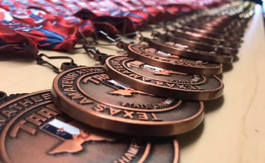 Winners in each category of the Games of Texas receive gold, silver, or bronze medals according to placement similar to the OIympic Games.