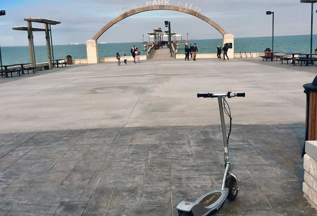 The recently renovated Cole Park Pier in Corpus Christi was the location of a Spring Break offense. Courtesy photo