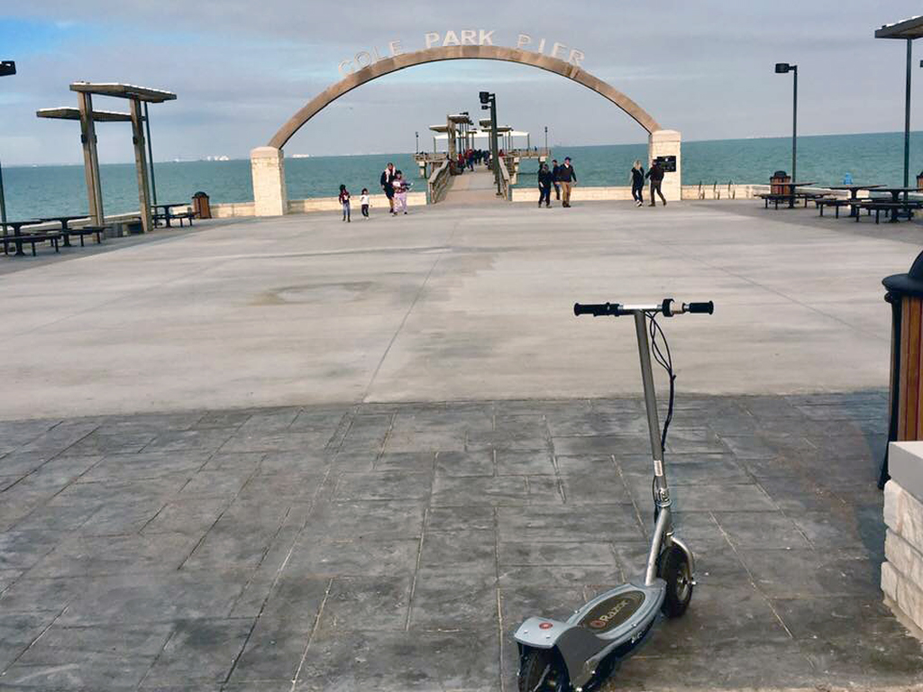 The recently renovated Cole Park Pier in Corpus Christi was the location of a Spring Break offense. Courtesy photo