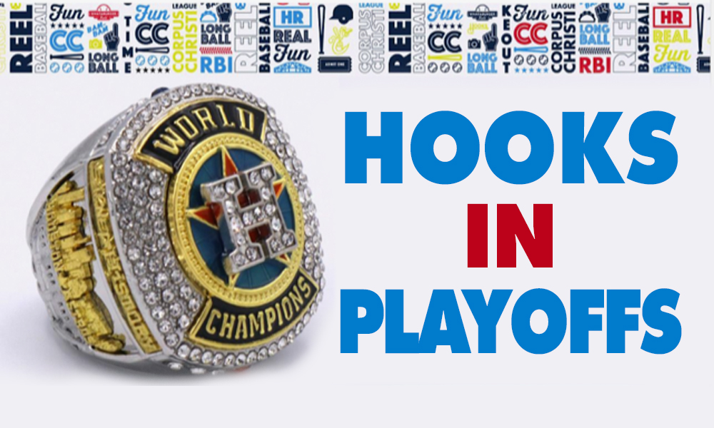 After the Houston Astros won the 2017 World Series, its Double A farm team in Corpus Christi, the Hooks, sold out games on giveaway nights featuring replica World Series rings. The Hooks have had a stellar year, which has put them in the playoffs for only the sixth time in the team’s history. Courtesy photo