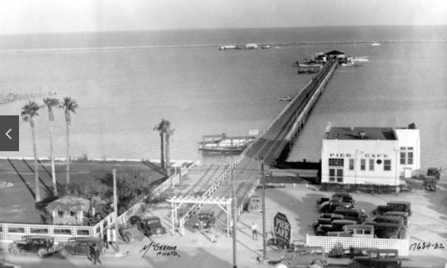 Doc McGregor's photo of the Pleasure Pier and the Pier Cafe in Corpus Christi in 1932. Contributed photo