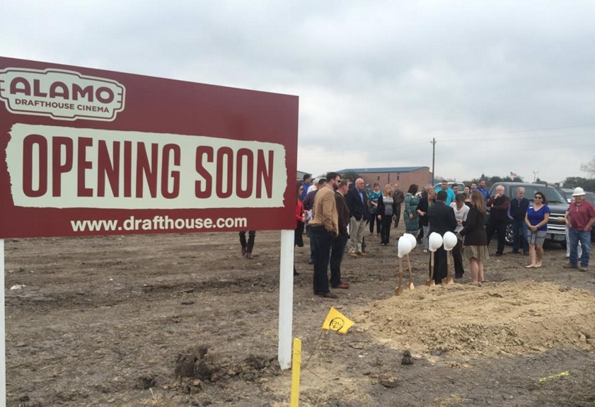 A groundbreaking ceremony for Alamo Drafthouse in Corpus Christi was held Jan. 21, 2016. Courtesy photo