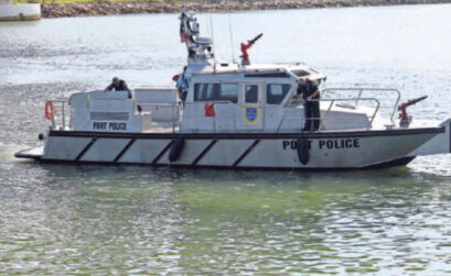 The Port of Corpus Christi’s new 44-foot security boat was put to work in June. The vessel was purchased with Port Security Grant Program funds from the Federal Emergency Management Administration and the U.S. Department of Homeland Security along with matching funds from the port. Courtesy photo