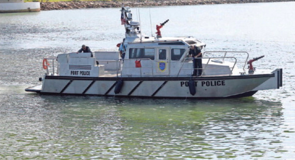 The Port of Corpus Christi’s new 44-foot security boat was put to work in June. The vessel was purchased with Port Security Grant Program funds from the Federal Emergency Management Administration and the U.S. Department of Homeland Security along with matching funds from the port. Courtesy photo