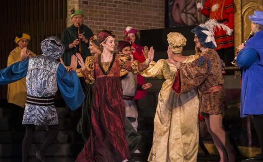 More than 180 people in authentic Renaissance costumes perform the Boar’s Head & Yule Log Festival at 3 p.m., 5 p.m., and 7 p.m. Saturday, January 11, at First Christian Church, 3401 Santa Fe in Corpus Christi. Courtesy photo