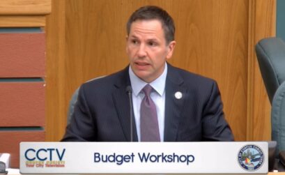 Corpus Christi City Manager Peter Zanoni presented his $1.1 billion budget proposal to the City Council during a budget workshop August 8 in council chambers. Courtesy photo