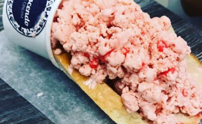n up-close look at Roseola, a pink rose nitro ice cream served at Crescendo Cafe, 5118 S. Staples St. in Corpus Christi. Courtesy photo