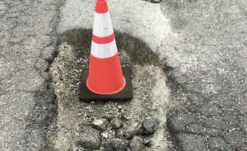 Report your most hated potholes to the city hotline at 361-826-2489 (CITY) for the upcoming Pothole Blitz, which takes place May 10-24. Courtesy image