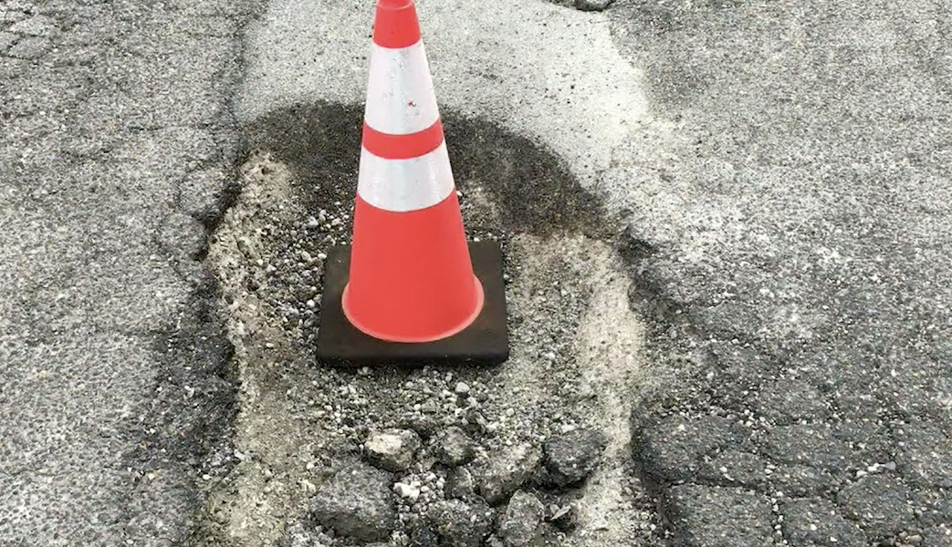 Report your most hated potholes to the city hotline at 361-826-2489 (CITY) for the upcoming Pothole Blitz, which takes place May 10-24. Courtesy image