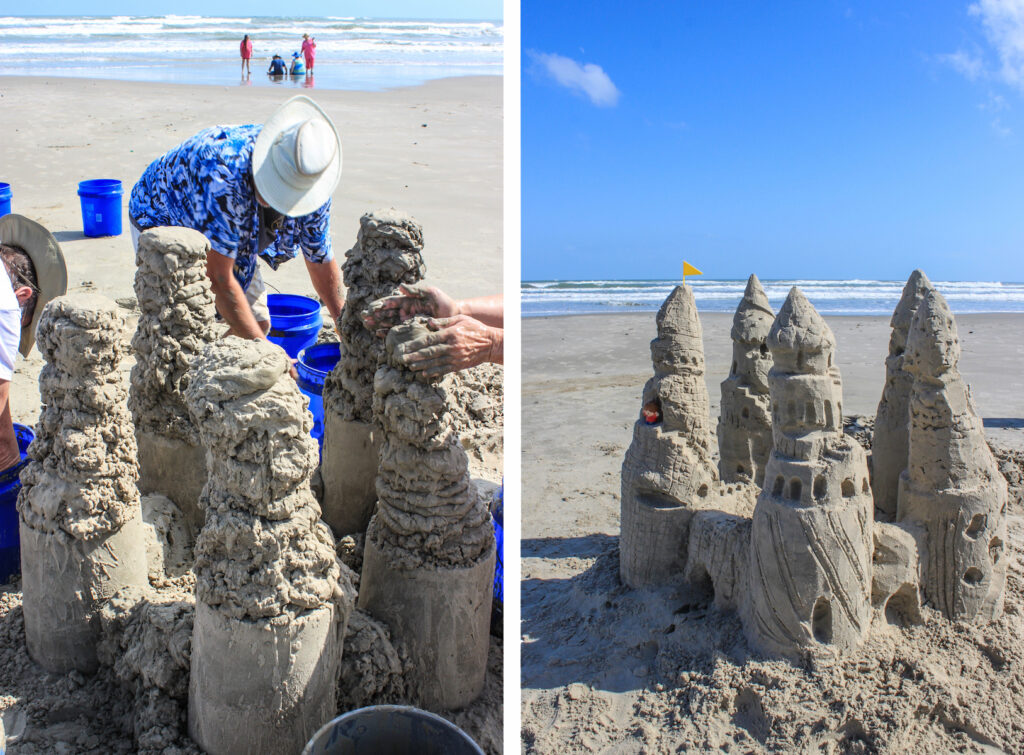 How to build a fantastic sandcastle fit for seaside royalty. Staff photo by JoAnna Kopp