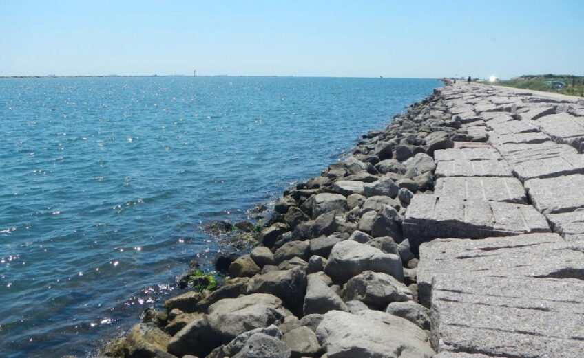 The South Jetty on Mustang Island is a great place for fishing or watching big ships come into the Aransas Pass, often preceded by dolphin pods dancing in the ships’ waves. It will be closed to the public April 12-May 31 for repairs. The jetty was damaged by Hurricane Harvey in 2017. Courtesy photo