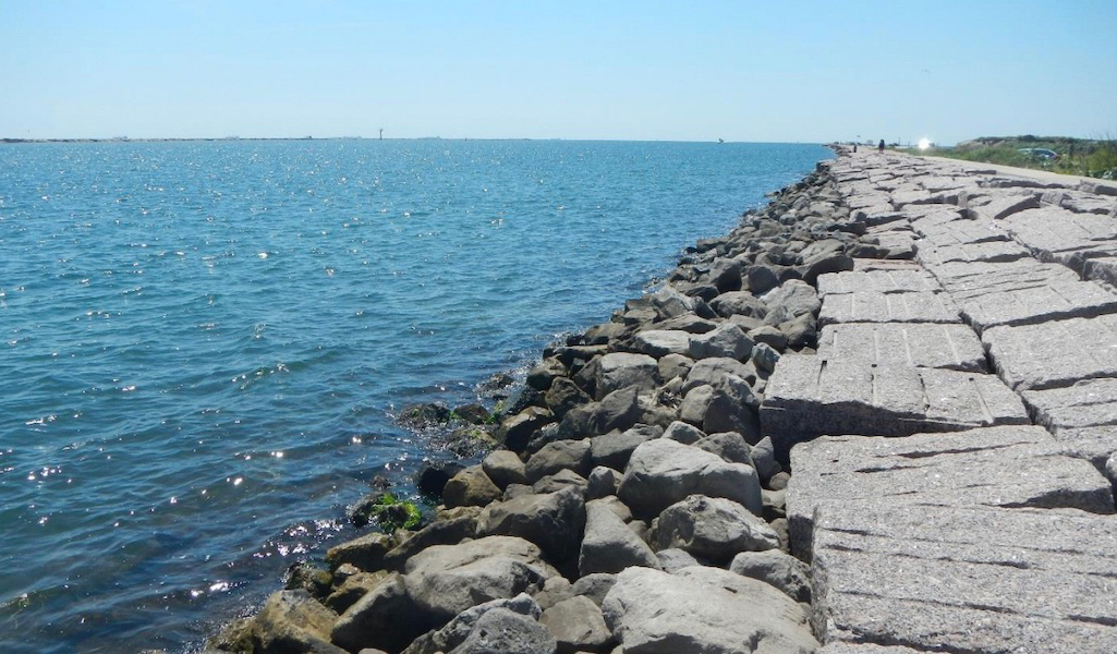 The South Jetty on Mustang Island is a great place for fishing or watching big ships come into the Aransas Pass, often preceded by dolphin pods dancing in the ships’ waves. It will be closed to the public April 12-May 31 for repairs. The jetty was damaged by Hurricane Harvey in 2017. Courtesy photo