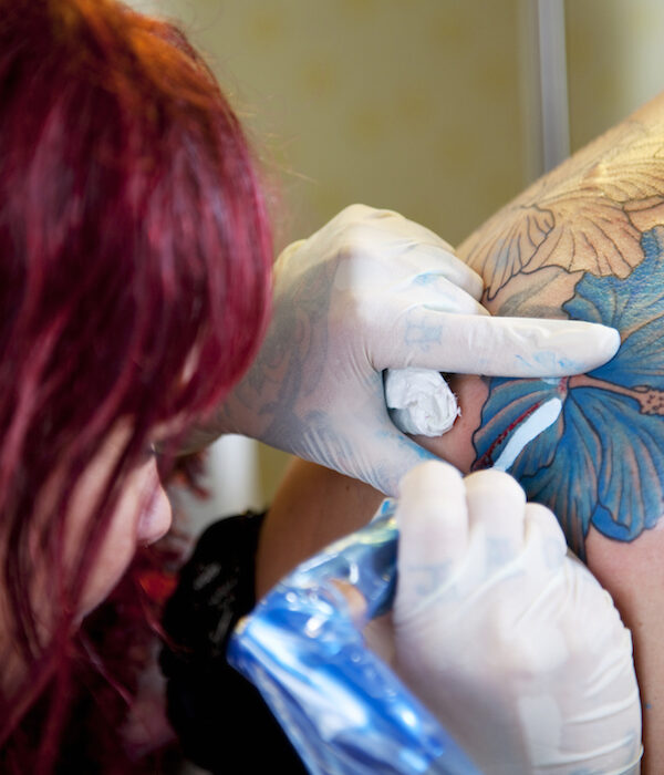 The process of coloring in the skin has been around since the 1800s.