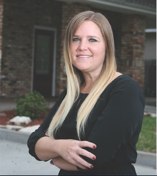 Residential mortgage loan originator Angela Villarreal helps Corpus Christi homebuyers through the mortgage loan process. Photo by Carrie Robertson Meyer/Third Coast Photo