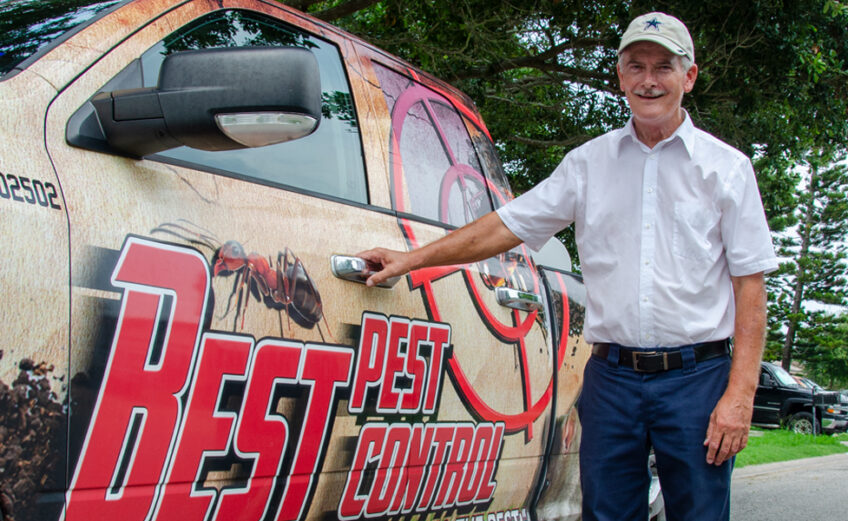 Lanny Ward, owner of Best Pest Control in Corpus Christi, has 42 years of experience in the field. He founded his own business in 2014. Photo by Jane Kathleen Gregorio