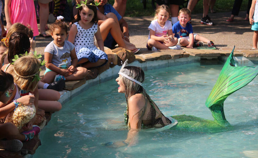 Singing mermaids provide just some of the entertainment at the Arts Alive!, where visitors help with murals, learn from local artists and participate in a variety of inspiring activities at the Art Center of Corpus Christi Labor Day weekend. Courtesy photo