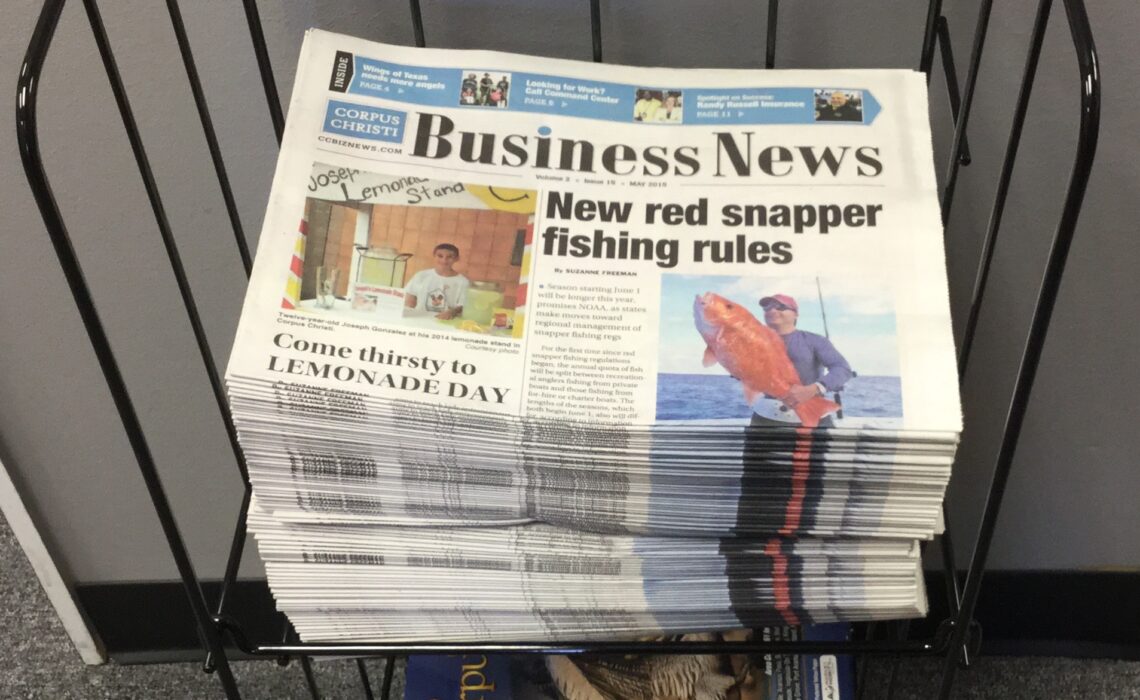 Look for the latest issue of the Corpus Christi Business News in a news stand near you! And don't forget to grab a Corpus Christi Area-Wide Telephone and Internet Directory while you're at it.