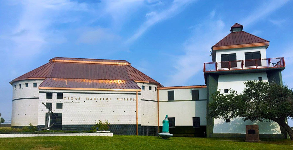 The Texas Maritime Museum in Rockport is located across the street from the Rockport Harbor.