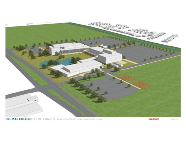 The new designs for the proposed Del Mar College Southside campus were approved by the Board of Regents in August. Courtesy illustrations