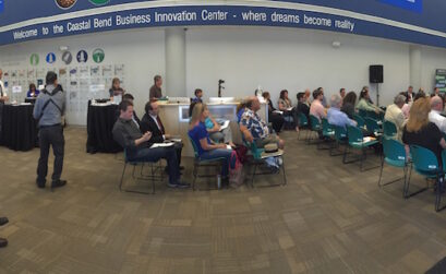 Members of the South Coast Angels Network participated in the recent ’Where is the Money?’ panel put on by the Business Innovation Center at Texas A&M University-Corpus Christi. The two entities work together and with other partners to foster the entrepreneurial ecosystem in the region. Courtesy photo
