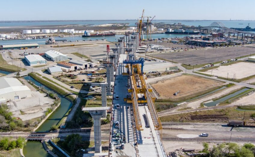 The Texas Department of Transportation delivered some welcome news Dec. 14: Work on the main span of the long-delayed Harbor Bridge project (pictured) could resume. Courtesy photo