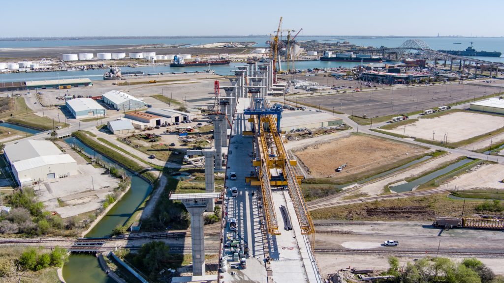 The Texas Department of Transportation delivered some welcome news Dec. 14: Work on the main span of the long-delayed Harbor Bridge project (pictured) could resume. Courtesy photo