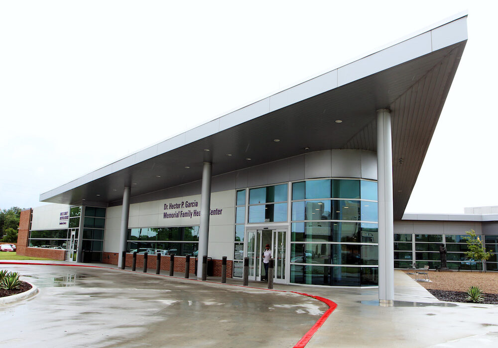 The Dr. Hector P. Garcia Memorial Family Health Center, which opened in 2017, is a state-of-the-art medical center on the westside of Corpus Christi. Photo by Carrie Robertson Meyer/Third Coast Photo