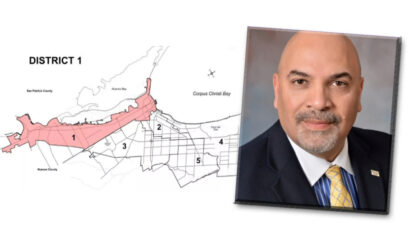 Everett Roy will represent District 1 in Corpus Christi until the Nov. 6 election, completing the unfinished term of Carolyn Vaughn, who resigned to be appointed to the Nueces County Commissioners Court. District 1 is the largest district in the city.