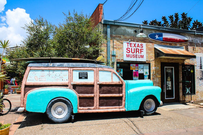 The Texas Surf Museum is the only museum of its kind in the state. Besides the exhibits, both long-term and visiting, the facility hosts yoga classes. Staff photo by JoAnna Kopp