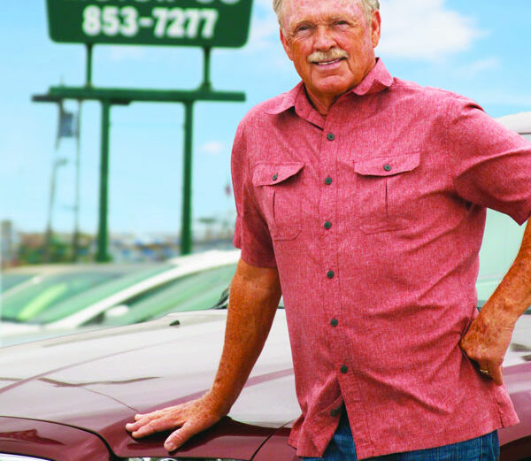 Curt Hills of Oasis Motor Co., 3440 South Padre Island Drive in Corpus Christi, opened his first car lot in 1971 on Leopard Street. JC Classic Cars sold just that: muscle cars, antiques and classics. Now, Hills works to find the best deals on wheels for Coastal Bend drivers. Photo Carrie Robertson Meyer/Third Coast Photo